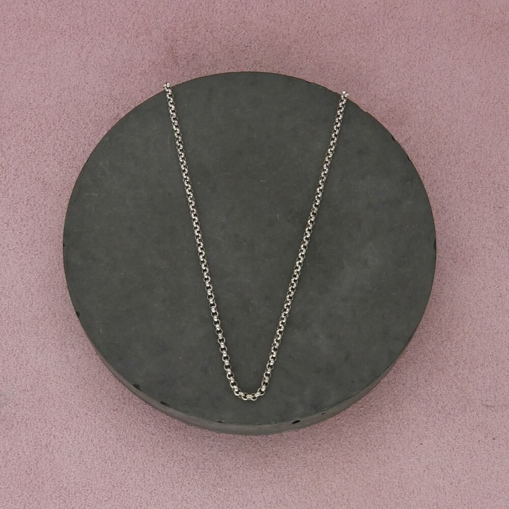 james avery sterling silver medium rolo chain necklace size 18.25in
